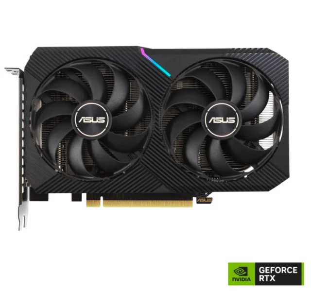 ASUS nVidia GeForce DUAL-RTX3060-O8G OC Edition 8GB GDDR6,1867 MHz Boost Clock,P
