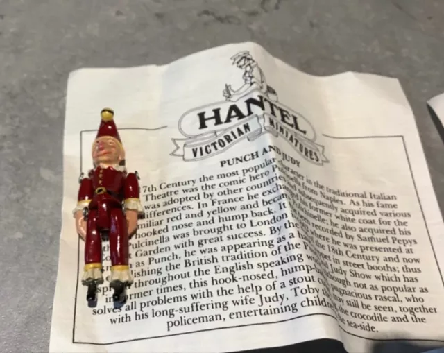 Hantel Hand painted Pewter Miniature figures - Mr Punch