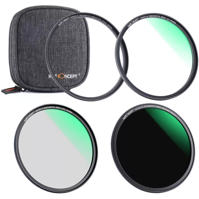 K&F Concept Magnetic Lensfilter-Kit CPL-ND-UV 82 mm