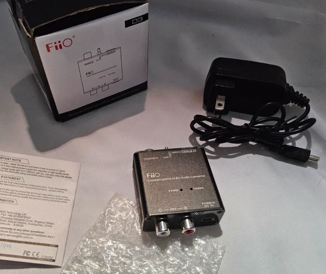 Convertisseur Audio Oehlbach DA - Numérique Vers Analogique (Coaxial/Optique Vers RCA/Jack)