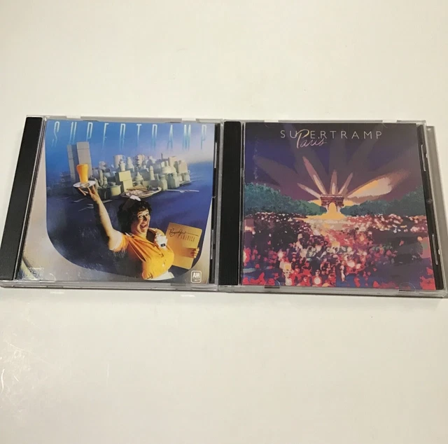 Supertramp 2 CD Lot: Breakfast In America (1992), Paris Disc 1 Only (1987) Rock