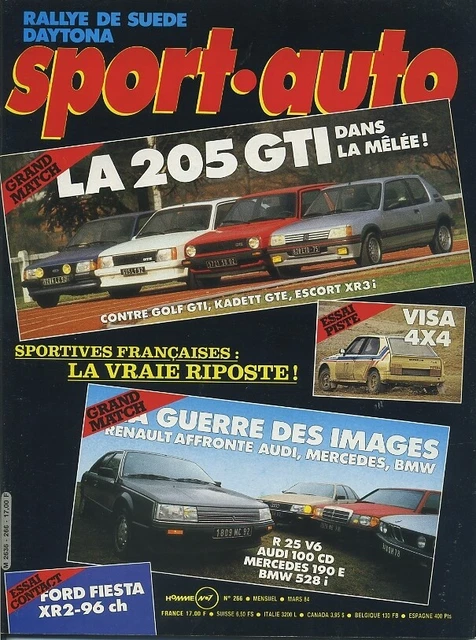 Revue Sport Auto N°170 - Mars 1976 - Encart 24h Daytona, GP Brésil, Rallye Suède - Bon état