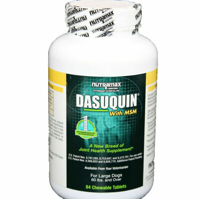 NEW!! Dasuquin with MSM for Large Dogs (84 Chewable Tablets) Exp 12/23