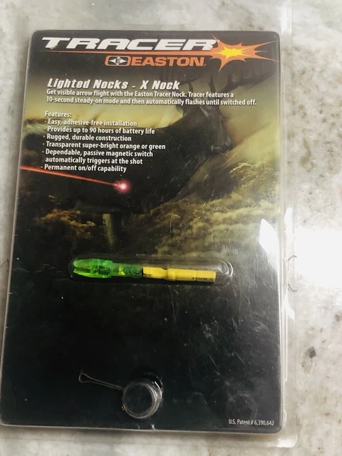 Tracer Easton- Lighted Nocks - X Nock.US patent # 6,390,642