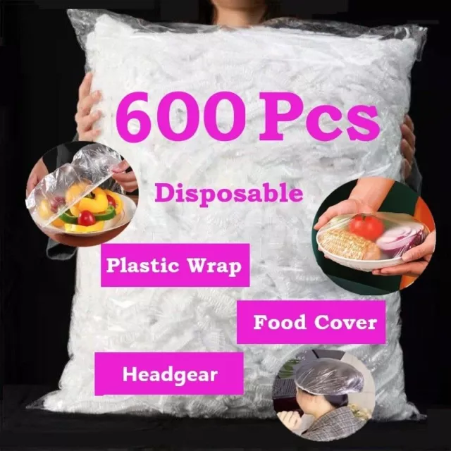 Disposable Food Cover Plastic Food Bag Elastic Wrap Food Lid Bowl Dish Covers
