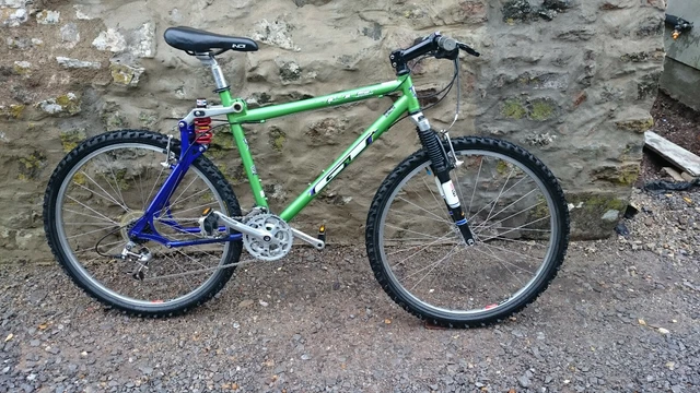 Vintage gt full online suspension mountain bike