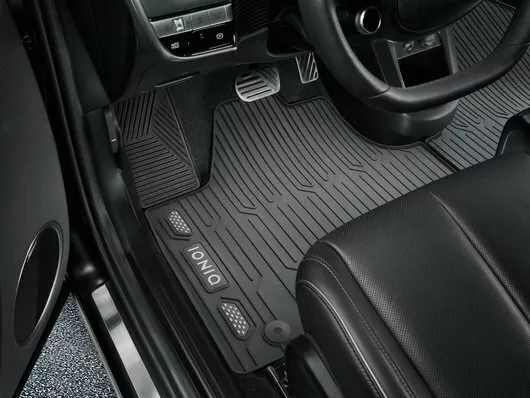 Genuine Hyundai Ioniq 5 All Weather Rubber Mats (Sliding Centre Console)