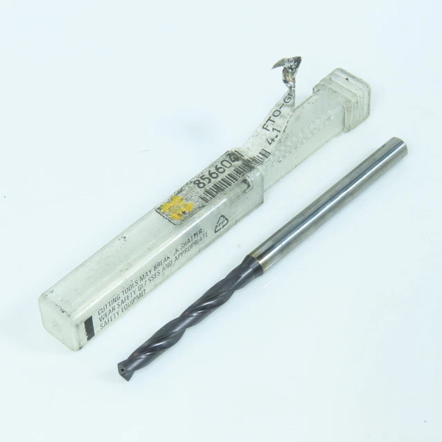 OSG 8566041 5/32" Solid Carbide Drill Bit Coolant Fed 140° Drill Point