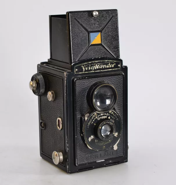 Voigtländer BRILLANT ⭐1933⭐ + Voigtar 1:7,7 F=7,5 + Tasche ⭐ ⭐ ⭐ (5231)