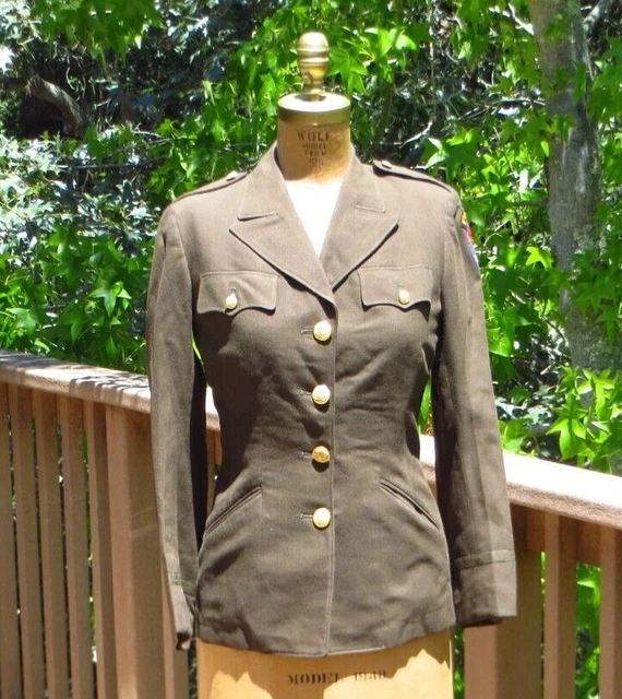 WW2 US ARMY Military Nurse Female Woman's Uniform Blouse Jacket EUR 321