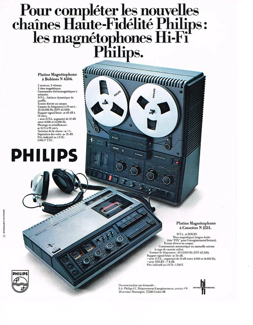 Philips N 6401 – Synchronisateur Pour Magnétophone Cassette (neuf, Vintage)