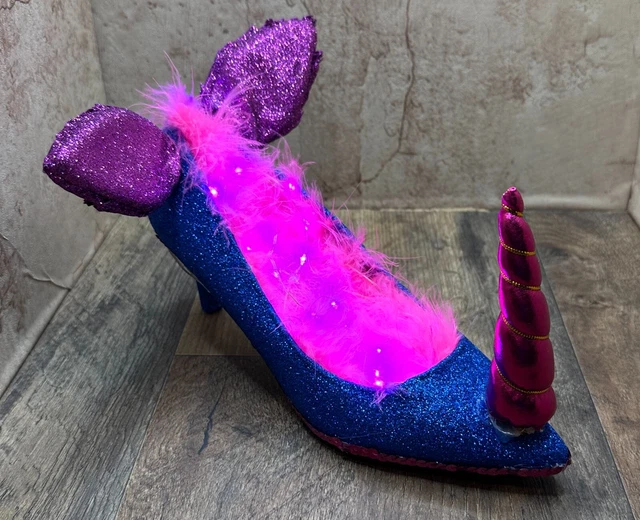2024 MARDI GRAS High Heel Shoe, Light Up High Heel, New Orleans