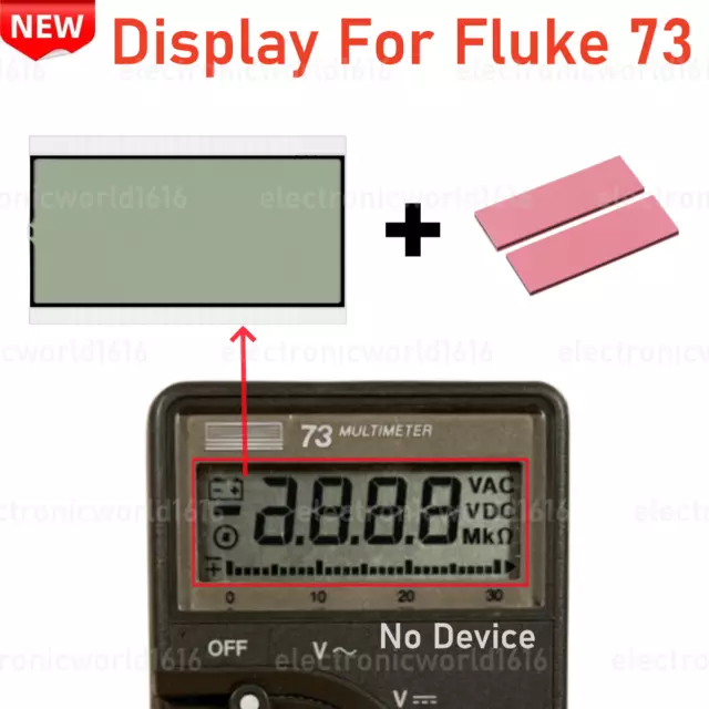 For Fluke 73 Fluke-73 Digital Multimeters LCD Display Screen Replacement Parts