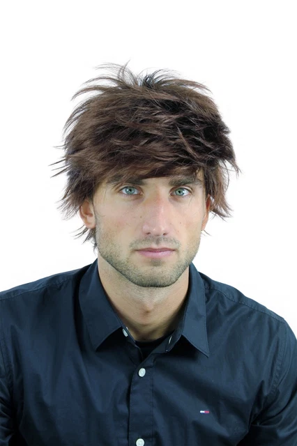 Perruque Courte Blonde Foncée Ondulée - Modèle 1264-15 - Taille Unique - Marque WIG ME UP