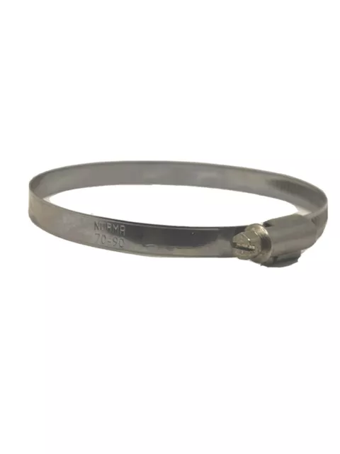 Norma All Stainless Steel Hose Clamp / Worm Drive 70-90Mm