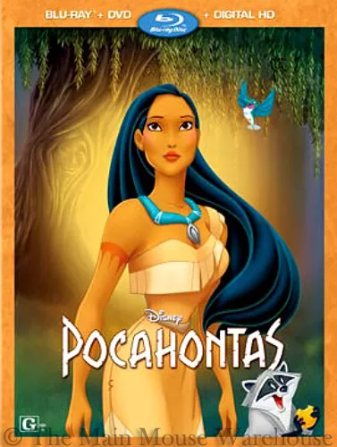 Disney Renaissance Animated Musical Pocahontas on Blu-ray DVD & Digital Copy