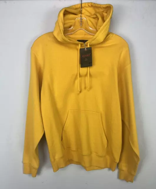 Beam Plus Japan Hoodie Sweatshirt Yellow Size S