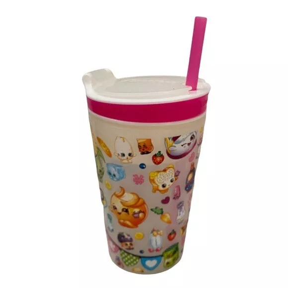 Zak! Taza de bocadillos y bebidas 2 en 1 Designs Snackeez Shopkins nueva sin etiquetas