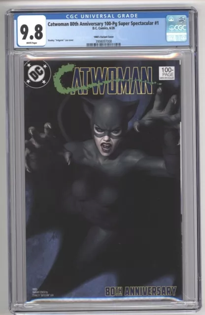 Catwoman 80th Anniversary Stanley 'Artgerm' Lau 1980's Variant CGC 9.8