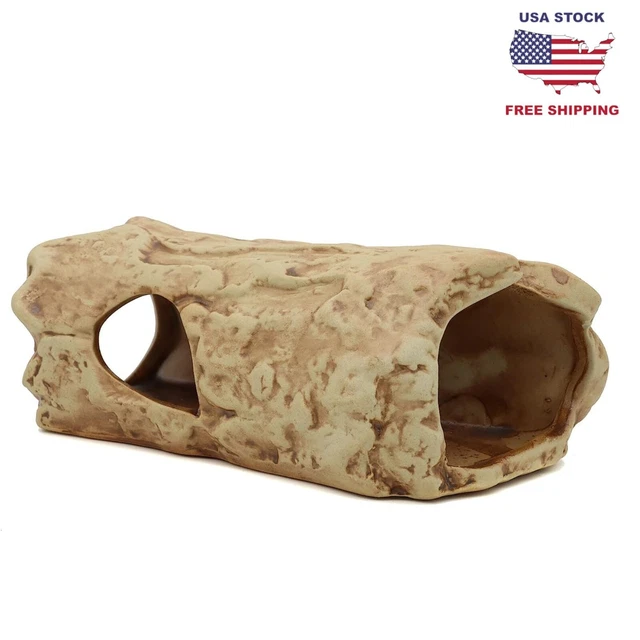 Aquarium Decorations Log Betta Fish Tank Accessories Ceramic Cave Betta Fish Toy