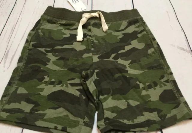 Baby Gap Boys 3 / 3T Dinosaur Camouflage Shorts. Nwt