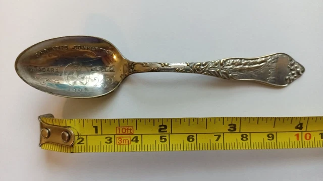 Antique Niagara Falls Shriner's Convention 1905 Souvenir Spoon, Rare!