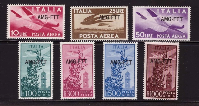 Italy Trieste AMG-FTT, 1949 air mail set mh mint   -AU29
