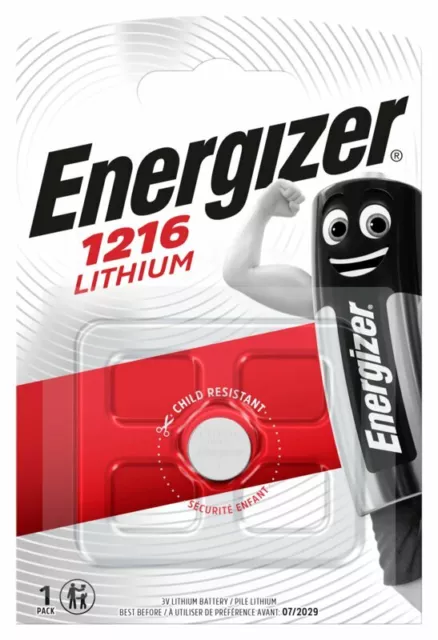 Energizer Cr Battery Lithium Button Cell 3V IN Blister 240mAh Selection