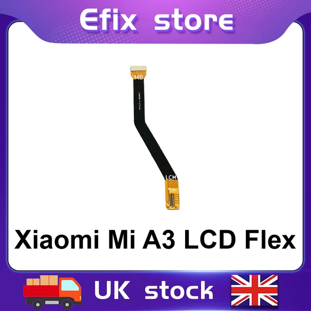Flex Cable (câble Plat) Pour Xiaomi Mi A3 / Mi CC9e – Câble De Connexion écran/motherboard, Noir, Neuf