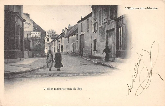 94 -VILLIERS SUR MARNE - SAN30162 - Vieilles maisons route de Bry