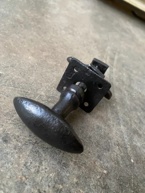 Ancienne poignée de porte en fer forgé,serrure ferrure penture heurtoir targette