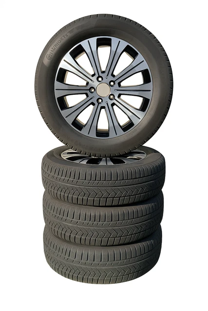 ORIGINAL MERCEDES BENZ Winterräder 215/60 R18 102T MOE Continental EQA ...