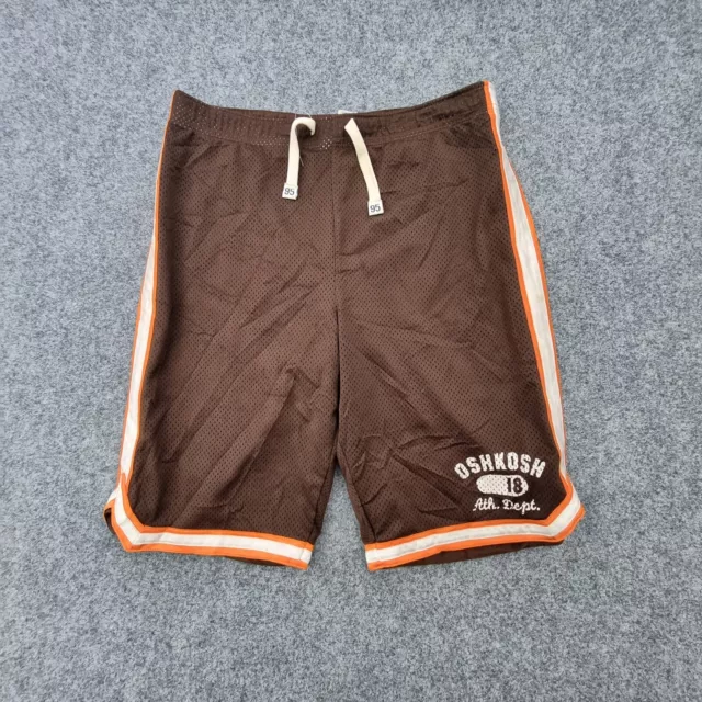 Osh Kosh Shorts Kids 12 brown sports Running activewear basketball gym size 12