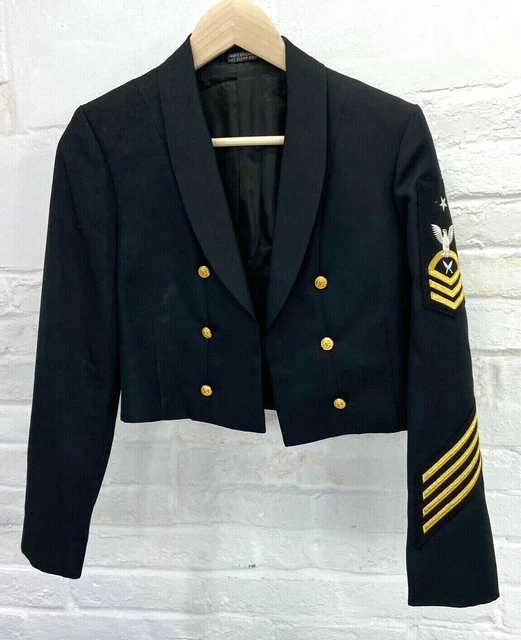 US NAVY FORMAL Dinner Dress Blue Uniform Jacket Tunic Yeoman Chief YNC  $29.95 - PicClick