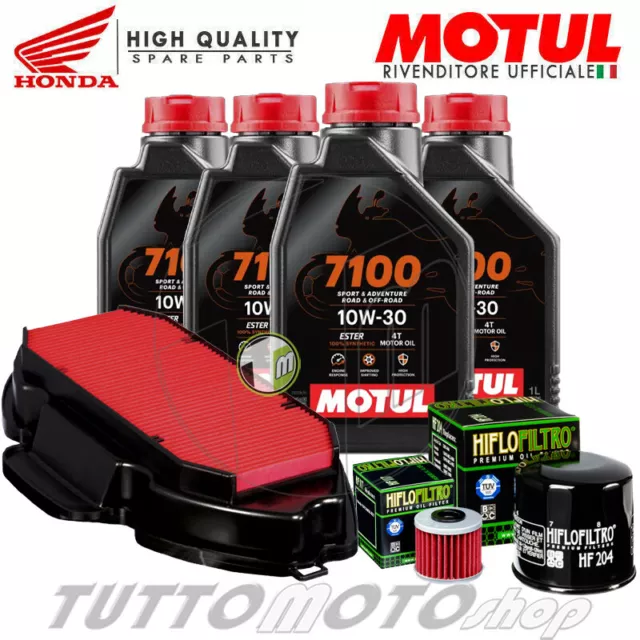 Tagliando Honda Nc750 X / S Dct 2014-2020 Olio Motul 7100 10W30 4T + Filtri