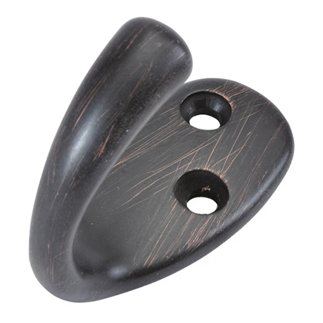 Hickory Hardware P27100-VB Zinc Vintage Bronze Single Coat Utility Hook 1/2 in.