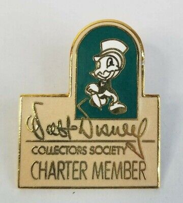 Walt Disney Collectors Society Charter Member Jiminy Cricket Pin