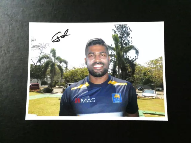 Lahiru KUMARA - SRI LANKA cricket signed RARE photo - TEST cap No. 139