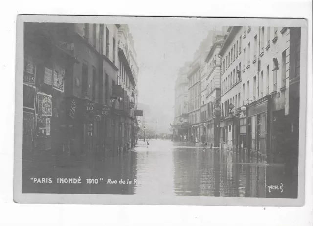75  Paris Inondation De 1910 Rue De La Republique