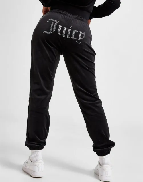 Juicy Couture Joggers Black -Zipped Pockets with a Soft Velour Touch ONLY £30!