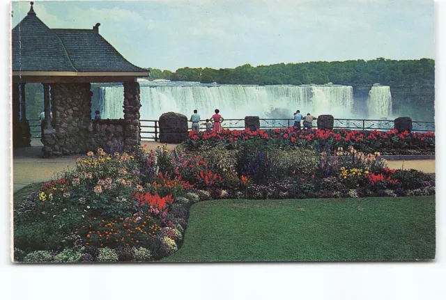 American Falls From Queen Victoria Park Niagara Falls Ontario Canada Postcard