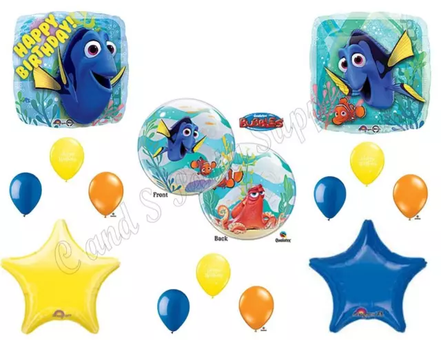 FINDING DORY BUBBLE Birthday Party Balloons Decoration Supplies Nemo Hank Ellen