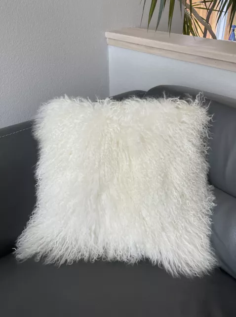 Mon chateau tibetan fur pillow sale