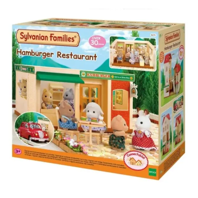 Sylvanian Families Hamburger Restaurant 30 Teilig