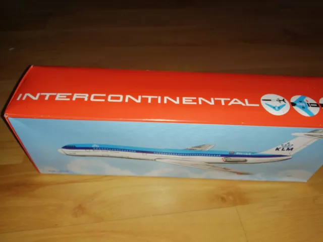 Blechspielzeug DDR Intercontinental KLM Blechflugzeug in OVP ca. 30 cm groß 3