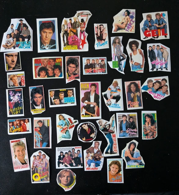 35 BRAVO STICKER Megapack - Aufkleber - Starsticker Konvolut - 80er ...