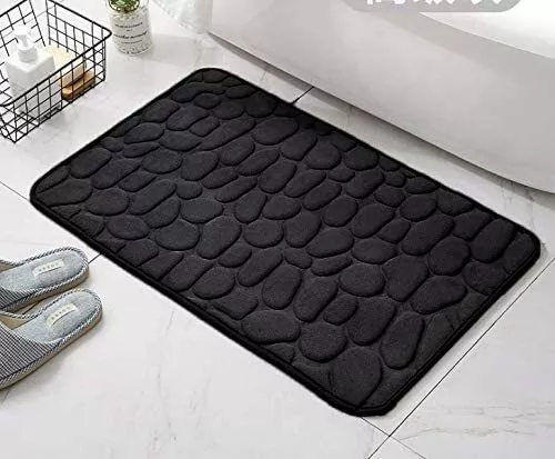 Badezimmerteppich mit Memory Foam - Rutschfester Badteppich - Badematte waschbar