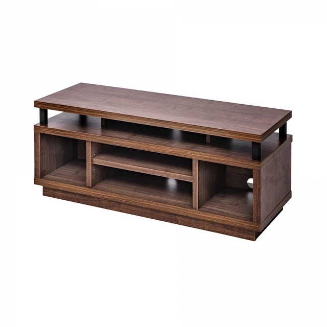 GIANTEX Meuble TV 150 Cm, Banc TV Jusqu’à 65 Pouces, Effet