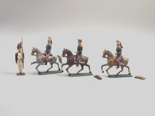 Plomb creux CBG Mignot 1ère guerre mondiale Dragon à cheval