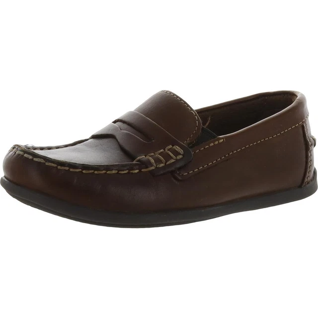 Florsheim Boys Jasper Driver Brown Loafers 11 Medium (D) Little Kid BHFO 0135